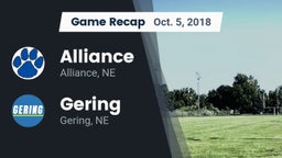 Recap: Alliance  vs. Gering  2018