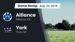 Recap: Alliance  vs. York  2018