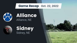 Recap: Alliance  vs. Sidney  2022