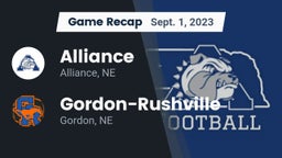 Recap: Alliance  vs. Gordon-Rushville  2023