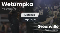 Matchup: Wetumpka vs. Greenville  2017