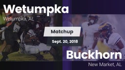 Matchup: Wetumpka vs. Buckhorn  2018