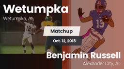 Matchup: Wetumpka vs. Benjamin Russell  2018