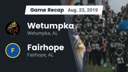 Recap: Wetumpka  vs. Fairhope  2019