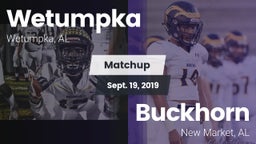 Matchup: Wetumpka vs. Buckhorn  2019