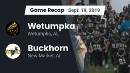 Recap: Wetumpka  vs. Buckhorn  2019