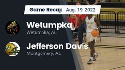 Recap: Wetumpka  vs. Jefferson Davis  2022