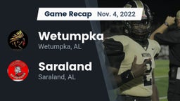 Recap: Wetumpka  vs. Saraland  2022