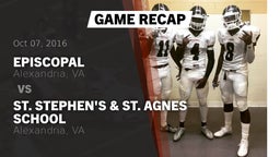 Recap: Episcopal  vs. St. Stephen's & St. Agnes School 2016
