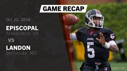 Recap: Episcopal  vs. Landon  2016