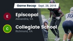 Recap: Episcopal  vs. Collegiate School 2018