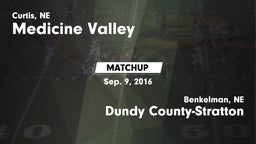 Matchup: Medicine Valley vs. Dundy County-Stratton  2016
