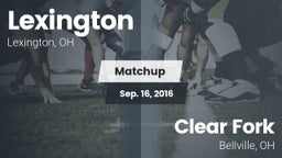Matchup: Lexington vs. Clear Fork  2016
