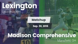 Matchup: Lexington vs. Madison Comprehensive  2016