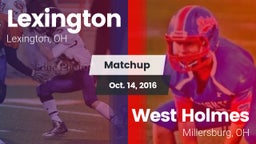 Matchup: Lexington vs. West Holmes  2016