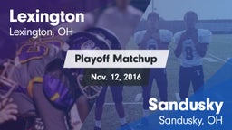 Matchup: Lexington vs. Sandusky  2016