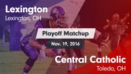 Matchup: Lexington vs. Central Catholic  2016