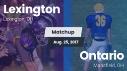 Matchup: Lexington vs. Ontario  2017
