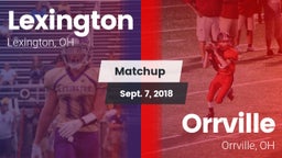 Matchup: Lexington vs. Orrville  2018