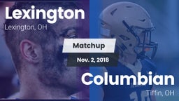 Matchup: Lexington vs. Columbian  2018