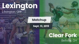Matchup: Lexington vs. Clear Fork  2019