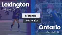 Matchup: Lexington vs. Ontario  2020