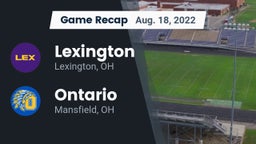 Recap: Lexington  vs. Ontario  2022