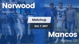 Matchup: Norwood vs. Mancos  2017