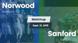 Matchup: Norwood vs. Sanford  2018