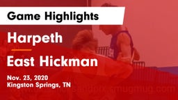 Harpeth  vs East Hickman  Game Highlights - Nov. 23, 2020