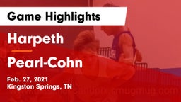 Harpeth  vs Pearl-Cohn  Game Highlights - Feb. 27, 2021