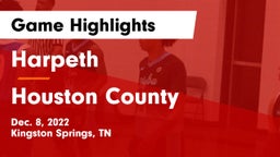 Harpeth  vs Houston County  Game Highlights - Dec. 8, 2022