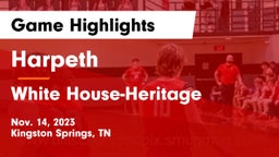 Harpeth  vs White House-Heritage  Game Highlights - Nov. 14, 2023
