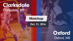 Matchup: Clarksdale vs. Oxford  2016