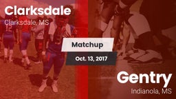 Matchup: Clarksdale vs. Gentry  2017