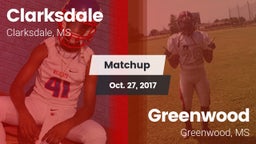 Matchup: Clarksdale vs. Greenwood   2017