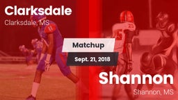 Matchup: Clarksdale vs. Shannon  2018
