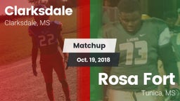 Matchup: Clarksdale vs. Rosa Fort  2018