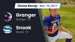 Recap: Granger  vs. Snook  2017