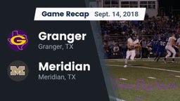 Recap: Granger  vs. Meridian  2018