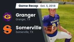 Recap: Granger  vs. Somerville  2018