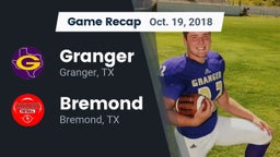 Recap: Granger  vs. Bremond  2018