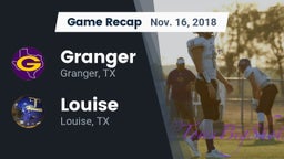 Recap: Granger  vs. Louise  2018
