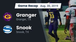 Recap: Granger  vs. Snook  2019