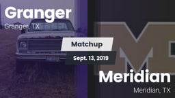 Matchup: Granger  vs. Meridian  2019