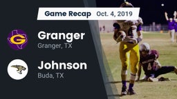 Recap: Granger  vs. Johnson  2019