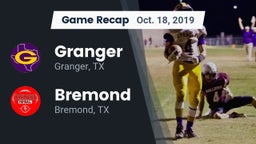 Recap: Granger  vs. Bremond  2019