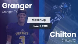 Matchup: Granger  vs. Chilton  2019