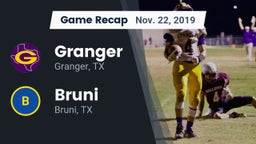 Recap: Granger  vs. Bruni  2019