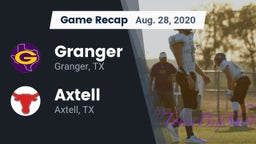 Recap: Granger  vs. Axtell  2020